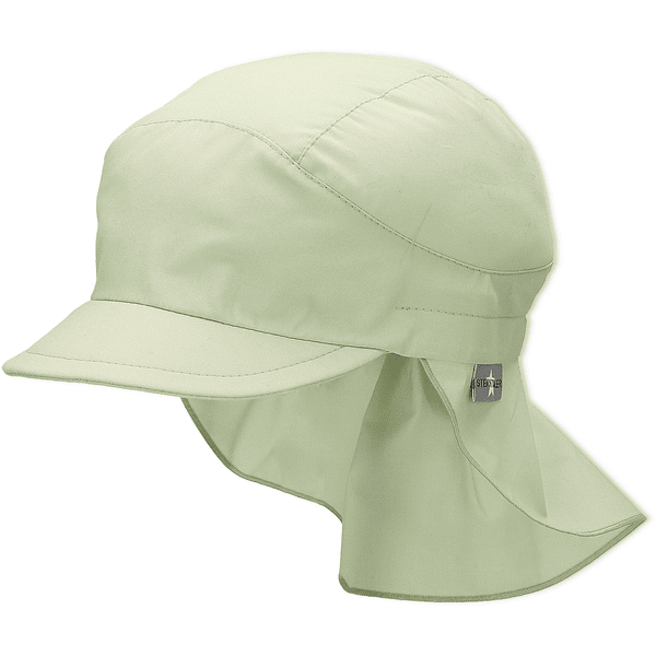 Sterntaler Casquette avec protection de nuque vert moyen