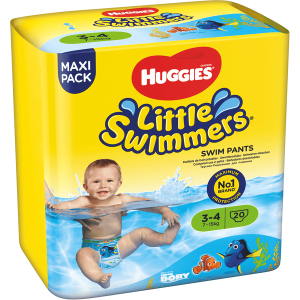 HUGGIES Svømmeble Little Svømmere størrelse 3-4 4 x 20 stk.