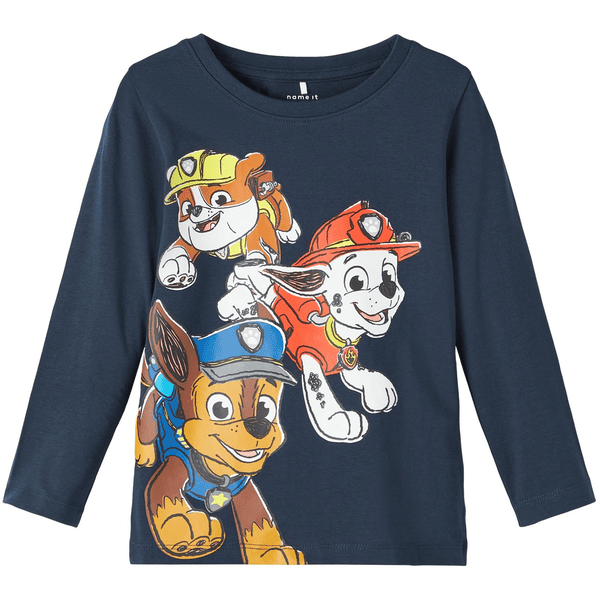 name it Langærmet skjorte Paw Patrol Nmmodmu Dark Sapphire