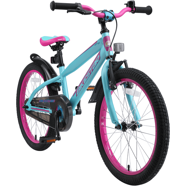 bikestar Kinderfahrrad Urban Jungle 20" Classic, berry/türkis