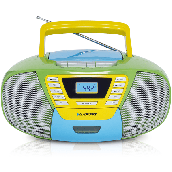 BLAUPUNKT Lecteur CD radio enfant Boombox, USB, Bluetooth cassette multicolore