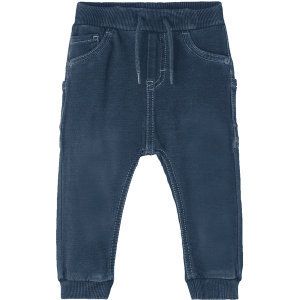 name it Pantalon sweat Nbmben Dark Blue Denim