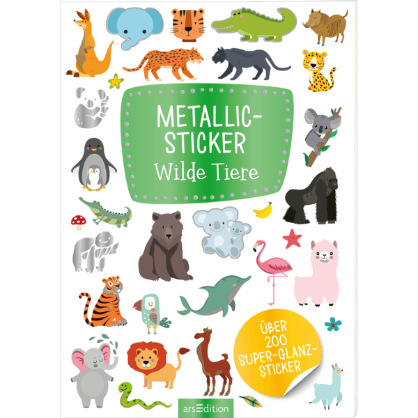 arsEdition Metal lic-Sticker - Vilde dyr