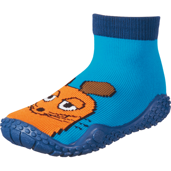 Playshoes Chaussettes de bain enfant la souris bleu marine
