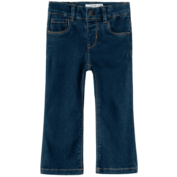 name it Bootcut Jeans Nmfsalli Dark Blue Denim