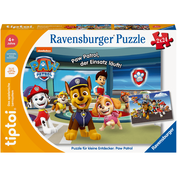 Ravensburger tiptoi® Puzzle für kleine Entdecker: Paw Patrol