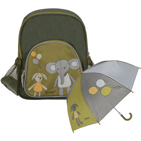 Sterntaler Bundle Eddy Happy mit Rucksack und Regenschirm