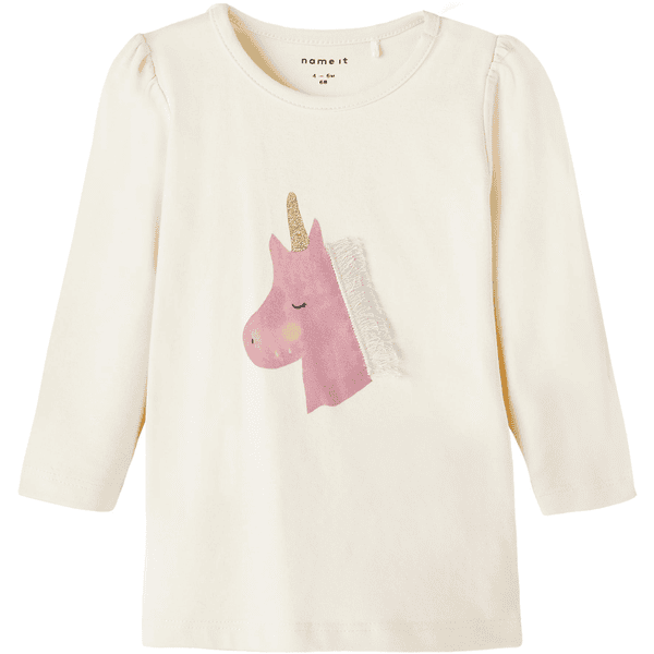 name it T-shirt à manches longues Nbftrinny Butter cream 
