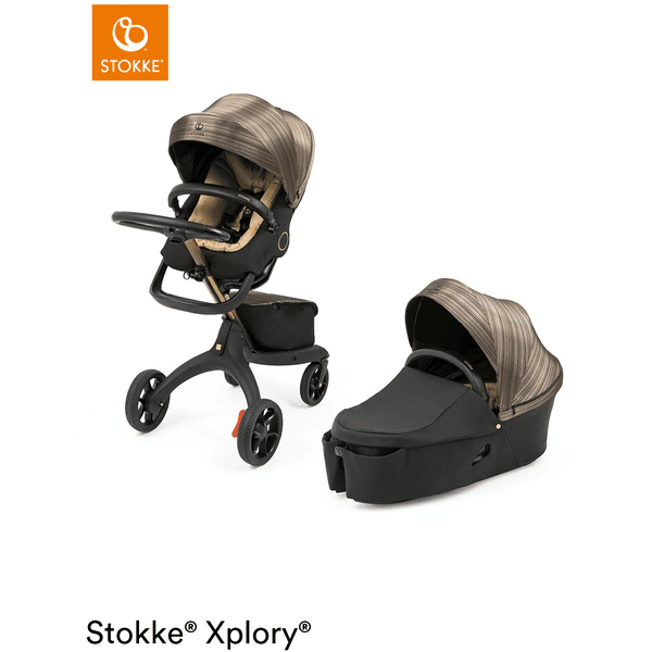 STOKKE® Kinderwagen Xplory® X inklusive Tragewanne Limited Gold Edition