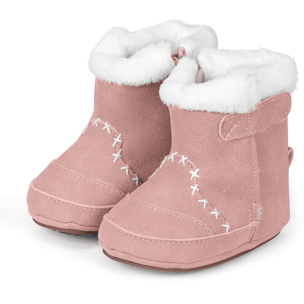 Sterntaler Girls støvler nubuck teddy fleece geranie