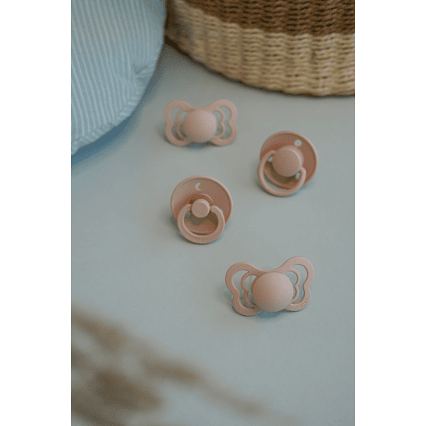 Chupetes Bibs Sin Bpa 0-6 Meses Vanilla/blush