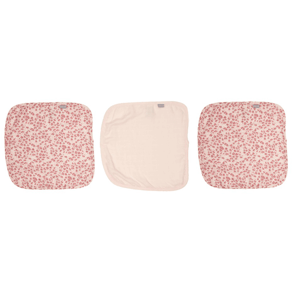 bébé jou® savleklude 3-pack Leopard Pink