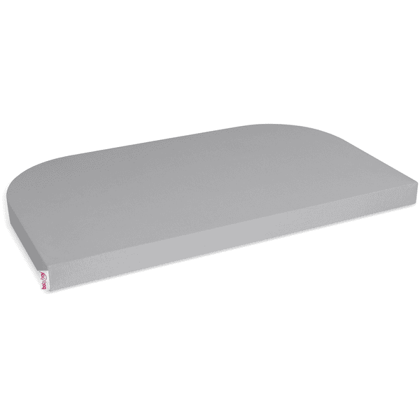 babybay babybay® Jersey hoeslaken Deluxe geschikt voor model Boxspring XXL grijs