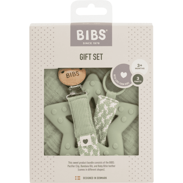 BIBS® Coffret cadeau lange Baby Shower Blush
