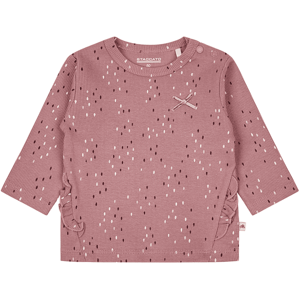 STACCATO  Koszula w delikatny fioletowy wzór 