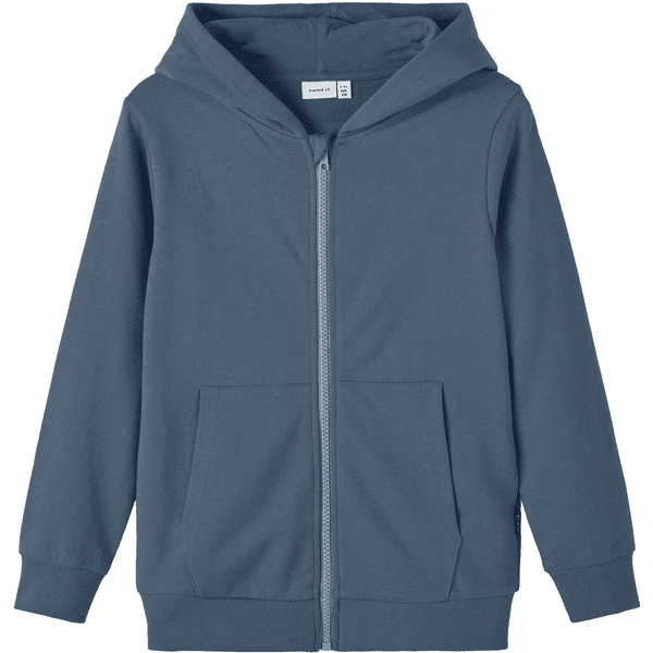 name it Sweat jacka Nkmnesweat Kina Blå