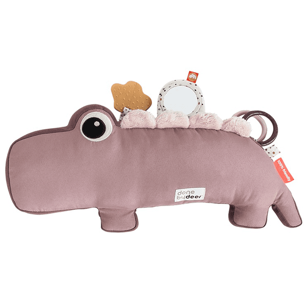Done by Deer ™ Activiteitenspeelgoed Tummy Time Croco, roze