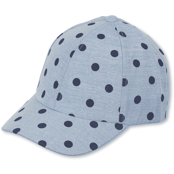 Sterntaler Cappello da baseball a pois blu cielo 