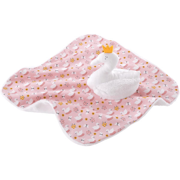 Käthe Kruse Coperta per bambole con cuscino - Cigno
