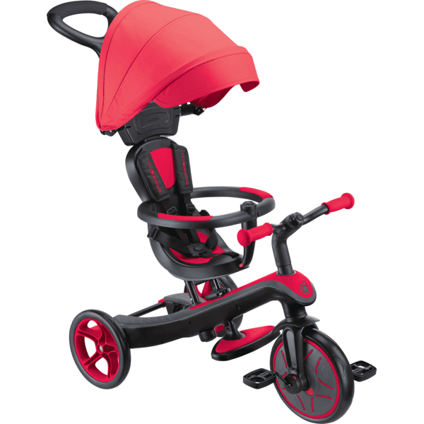 GLOBBER EXPLORER TRIKE 4w1, czerwony