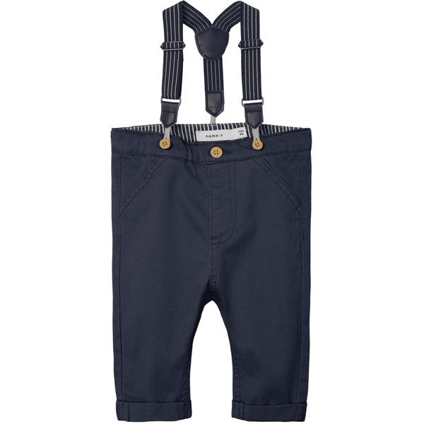 name it Pantalon chino Nbmryan Dark Sapphire