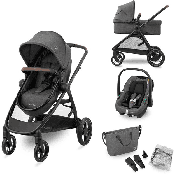 MAXI COSI Carrito de bebé Combi Zelia S Trio Dark Grey