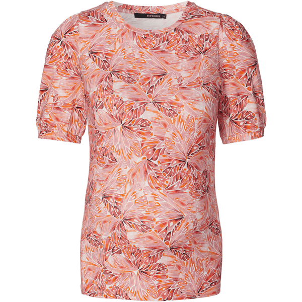 SUPERMOM T-shirt Florala Mock Orange