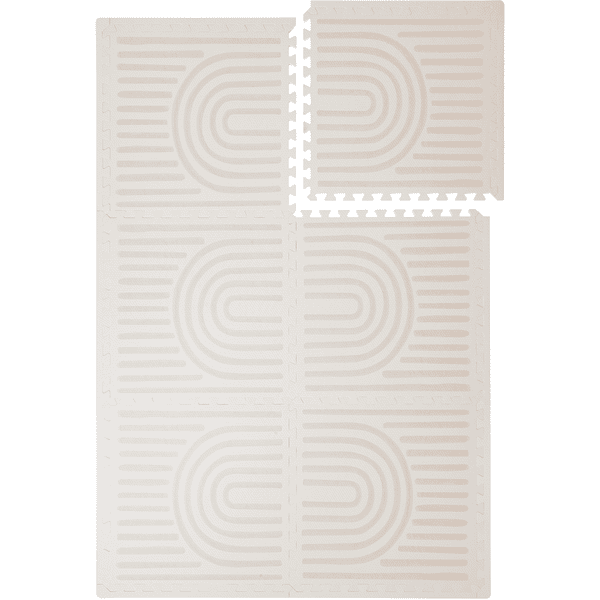 toddlekind Prettier Puzzle Spielmatte Linear Linen 120 x 180 cm