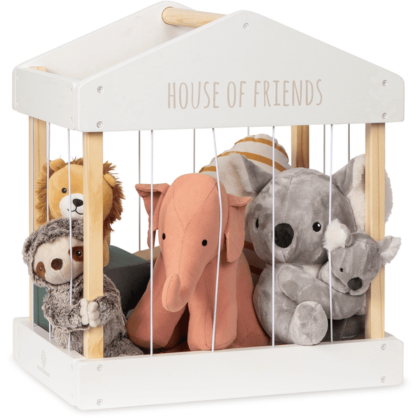 Friends MUSTERKIND® plyslegetøjskasse House of , hvid/naturlig