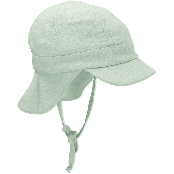 Sterntaler Peaked Cap met nekbeschermer Medium Groen