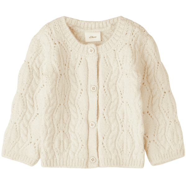 s. Olive r Veste en tricot beige