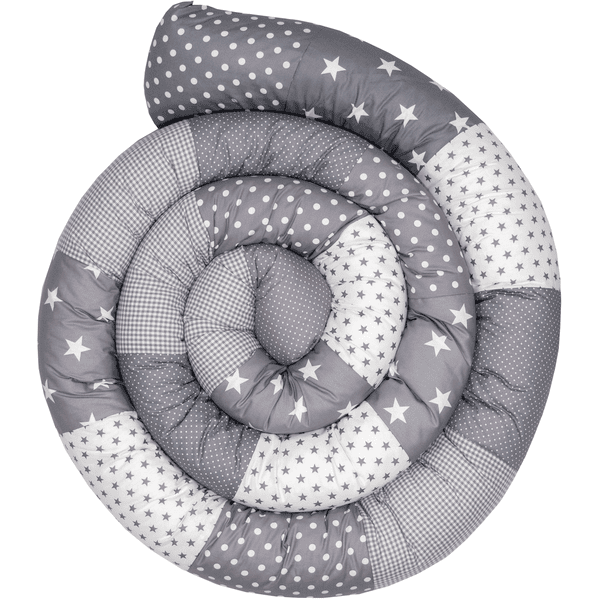 Ullenboom Baby Bed Snake Grey Stars 400 cm 