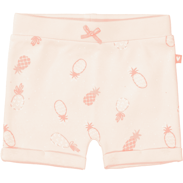 STACCATO Shorts soft peach gemustert 