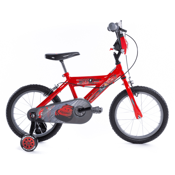 Huffy Bicicleta para niños Disney Cars 16  con ruedines 