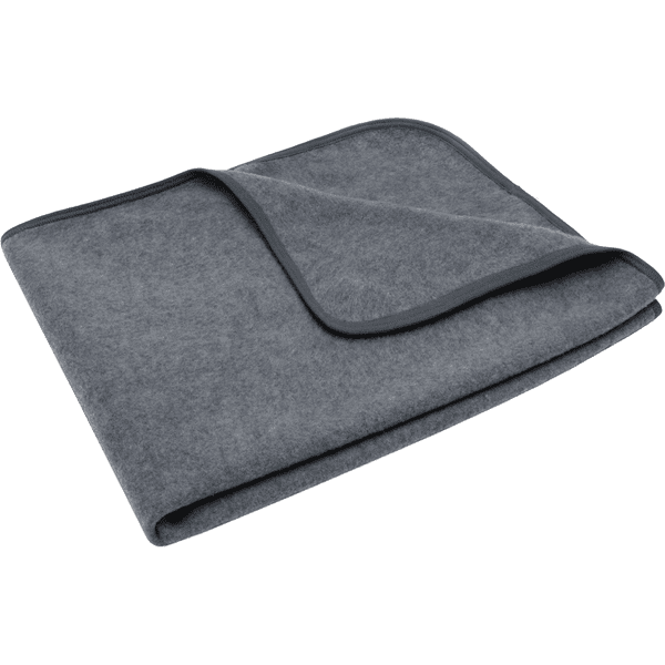 kindsgard Coperta merino kaerlof 75 x 100 cm grigio