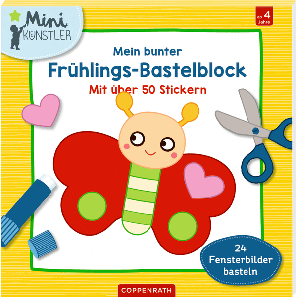 COPPENRATH Mein bunter Frühlings-Bastelblock - Mini-Künstler