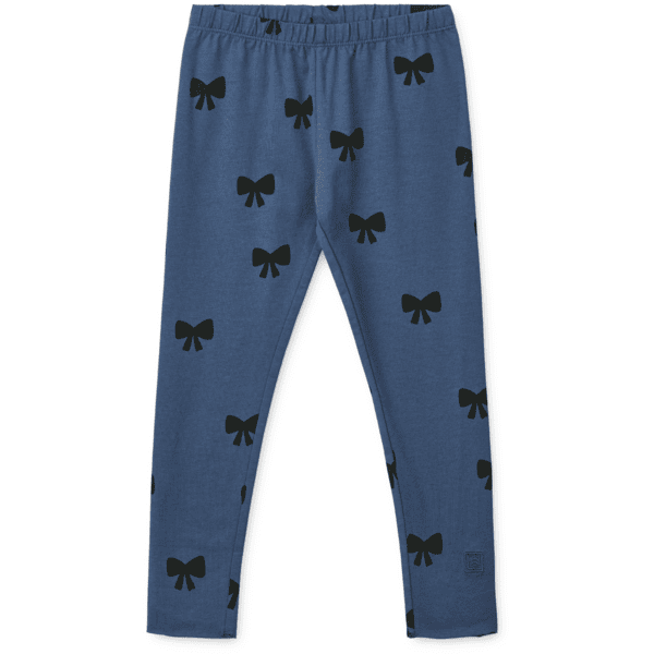 indigo LIEWOOD Marie leggings con fiocco/blu