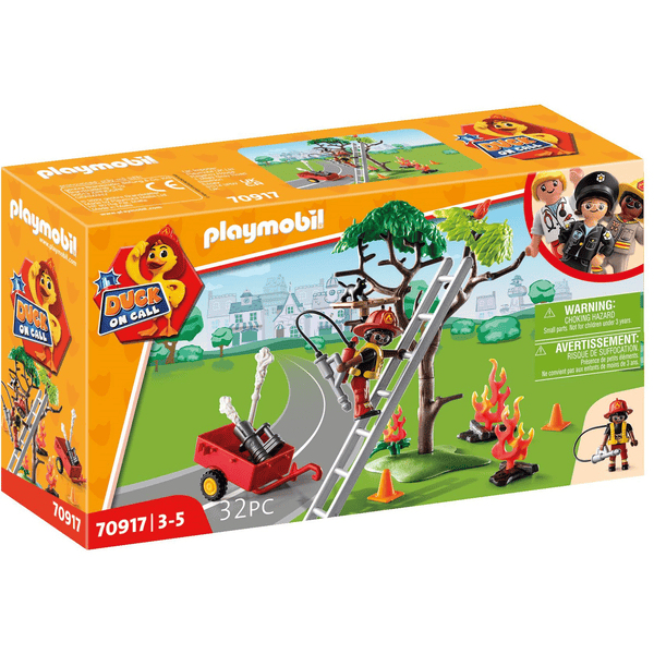 PLAYMOBIL  ® Duck on Call Brandweer Actie Red de Kat