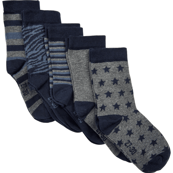 Minymo Socken 5er Pack Hellgrau