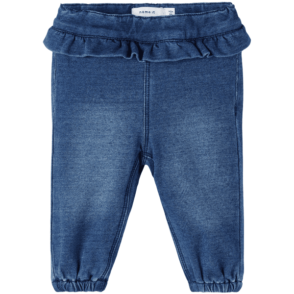 name it Sweat byxor Nbfbibi mörkblå Denim