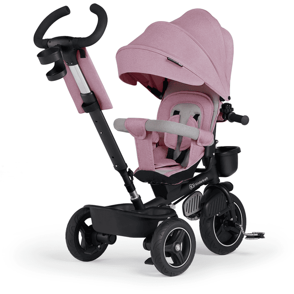 Kinderkraft Triciclo 5 en 1 SPINSTEP, rosa palo 