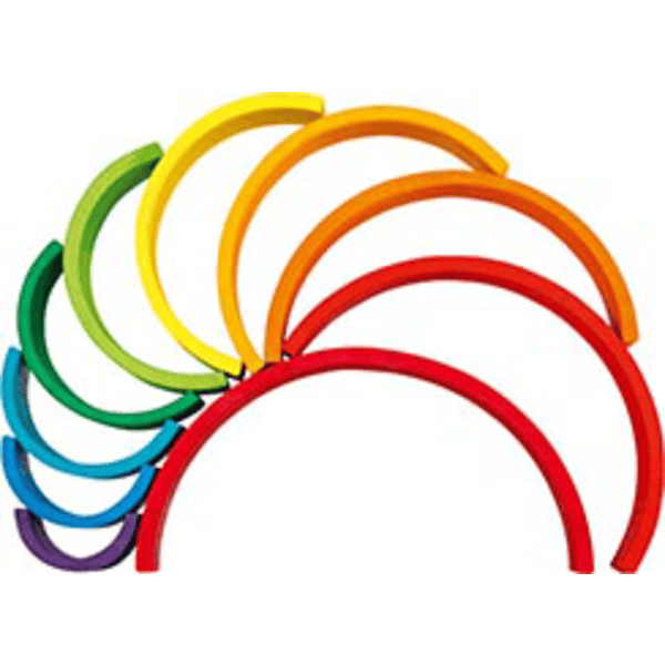 Goki- Jeux familiaux Traditionnels Spirale Arc-en-Ciel, 13324, Multicolore