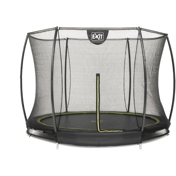 EXIT Silhouette inground trampoline ø305cm met veiligheidsnet - zwart
