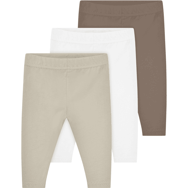 kindsgard Legginsy bensker 3-pack brązowe