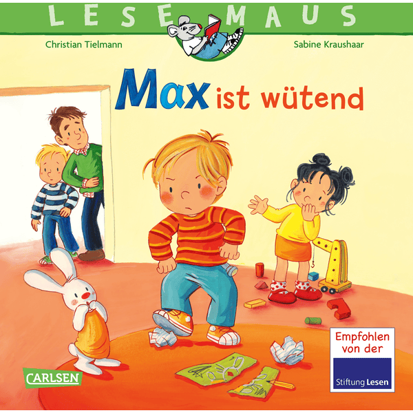 LESEMAUS 153: Max ist wütend: Bilderbuch über den Umgang mit Wut: zentrales Thema im Kinderalltag: für Kinder ab 3 Jahre