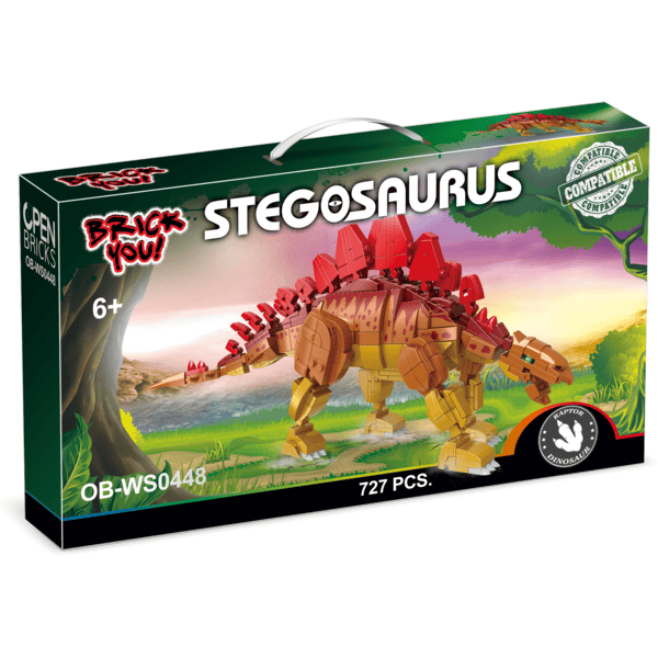 Ladrillos abiertos Stegosaurus