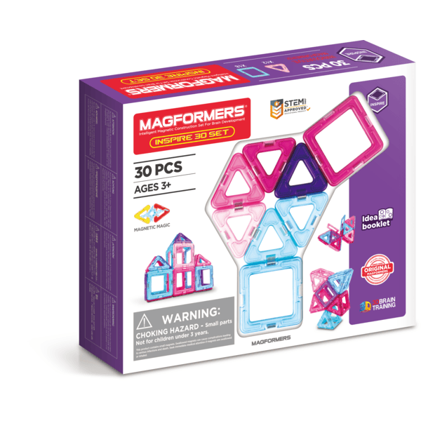 MAGFORMERS® Jeu magnétique Inspire 30 pièces

