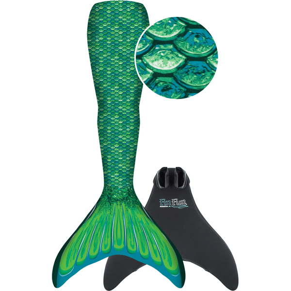 XTREM Toys and Sports - FIN FUN Mermaid Havfrue Original str. S/M, grønn