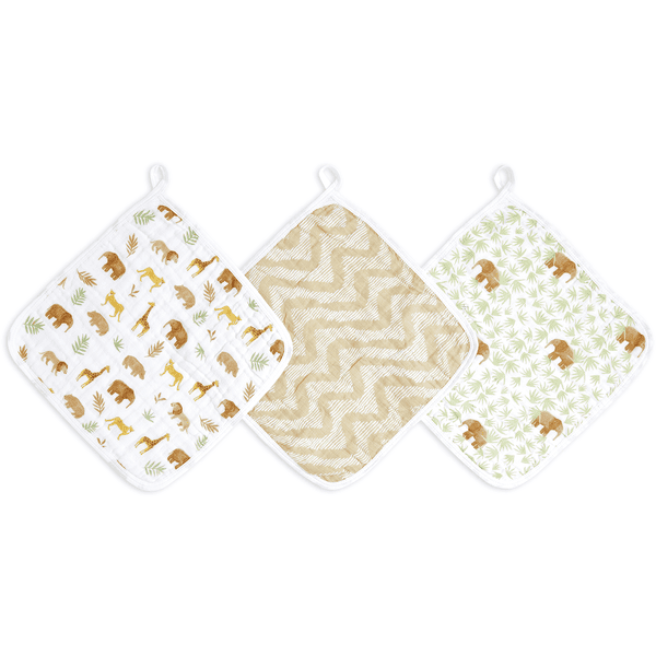 aden +anais™ Musslin Washcloth 3-Pack Tanzanie