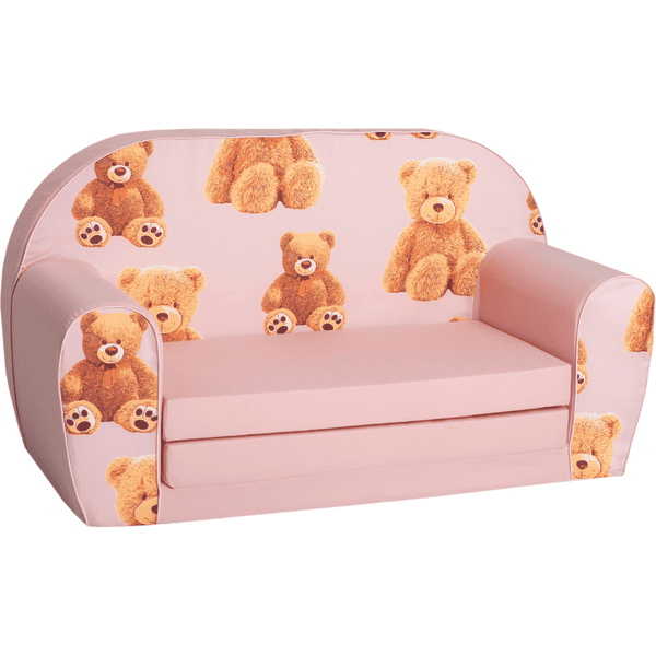 knorr toys® Divano per bambini Teddy, rosa